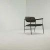 DC Leather Lounge Chair, Chocolate