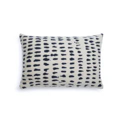 Dots Lumbar Pillow, White^Be Home Fashion