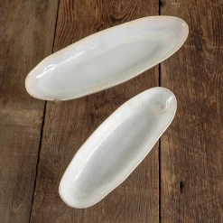 Eivissa Reactive Glaze Oval Platter