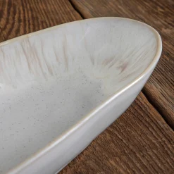 Eivissa Reactive Glaze Oval Platter
