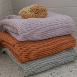 Ella Waffle Bath Towel, Sedona