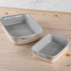 Fattoria 14" Rectangular Baker, Grey