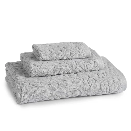 Firenze Hand Towel, Platinum
