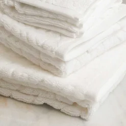 Firenze Washcloth, White