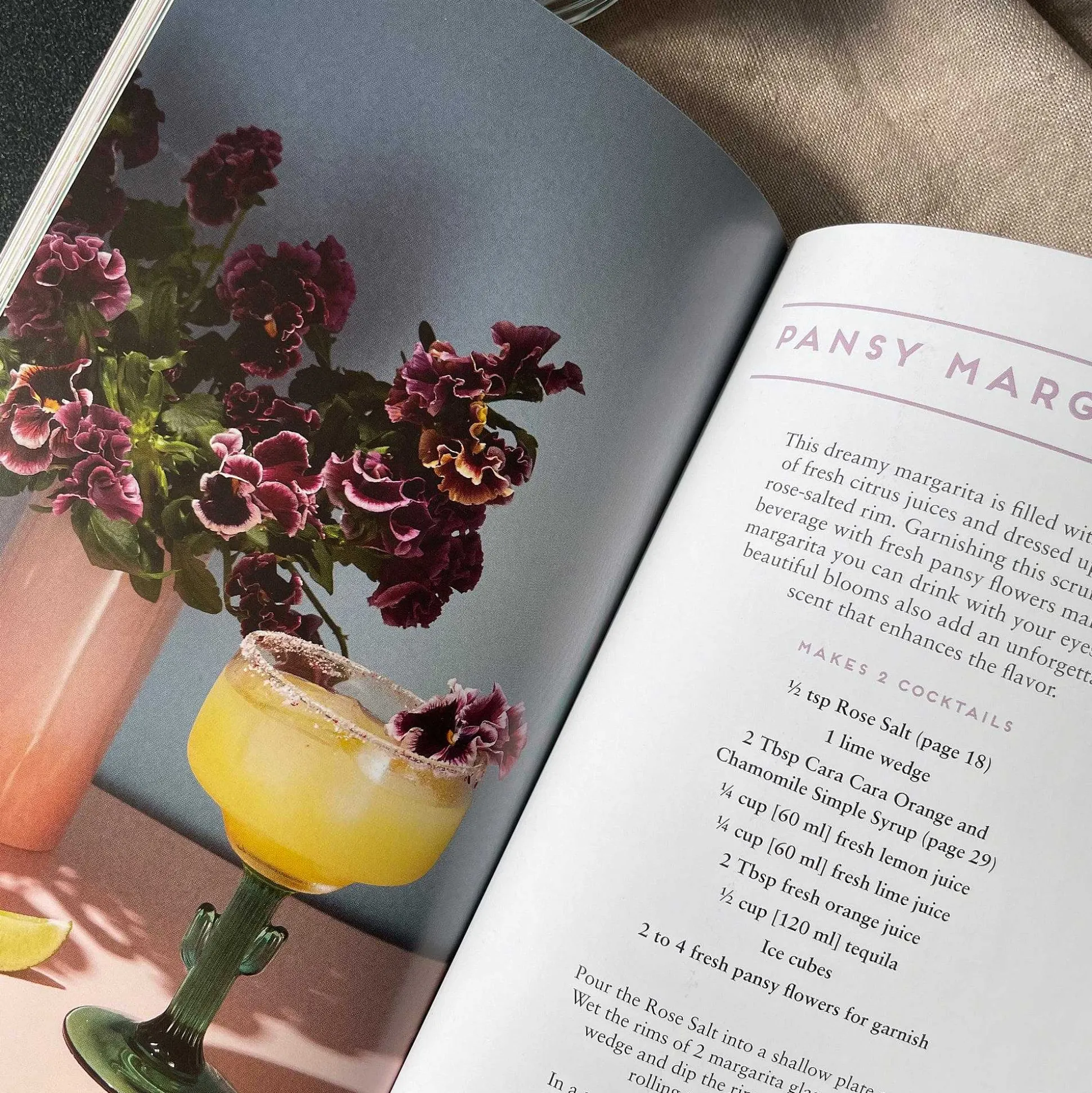 Floral Libations, 41 Fragrant Drinks & Ingredients by Cassie Winslow