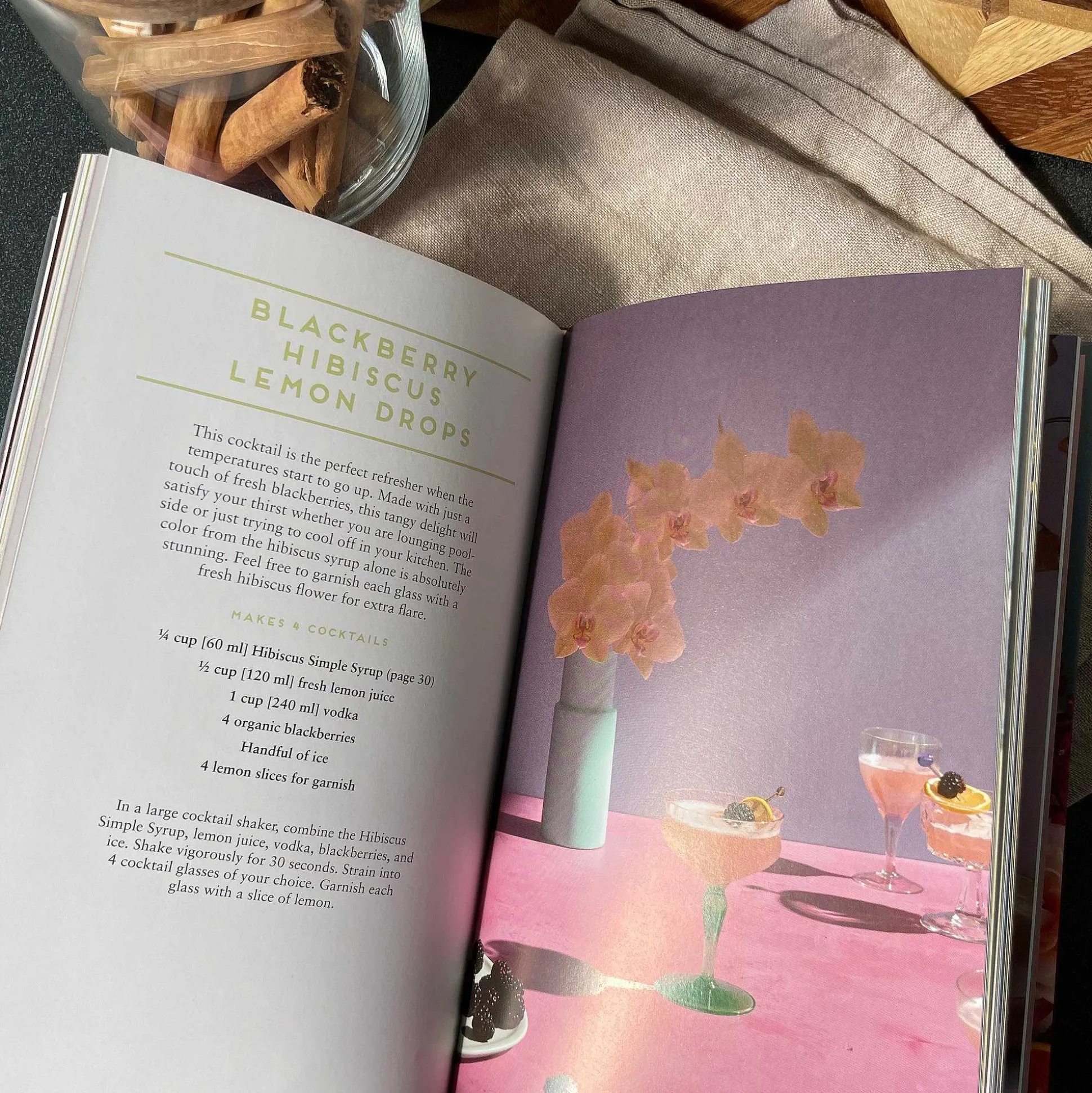 Floral Libations, 41 Fragrant Drinks & Ingredients by Cassie Winslow