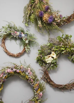 Foraged Honeysuckle and Calla Lily Wreath^Be Home Cheap
