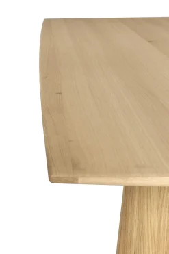 Geometric Oak Dining Table, 87