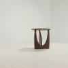 Geometric Side Table, Teak