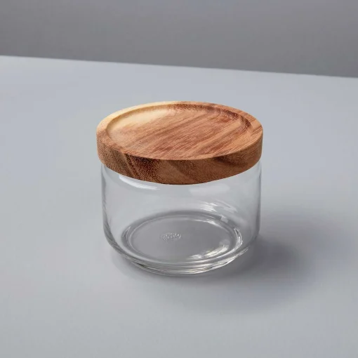 Glass Containers, Set of 3