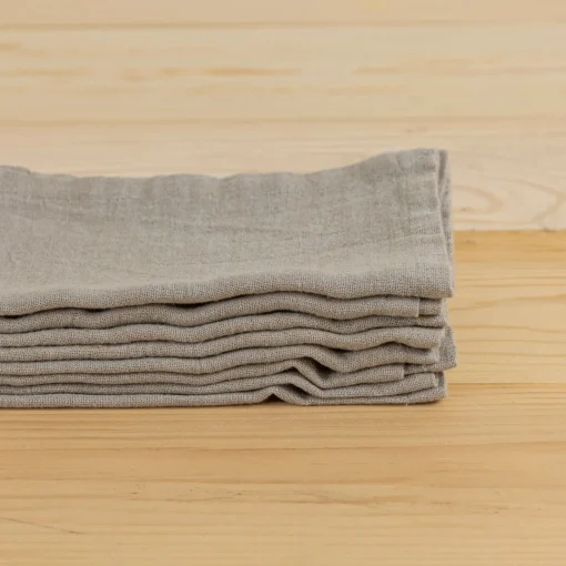 Glenn Napkins, Set of 4, Grey^Be Home Sale