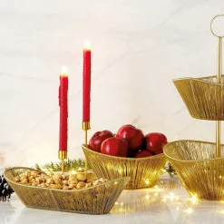 Gold Rhythm Wire Basket