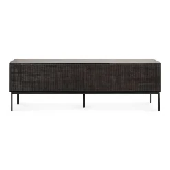 Grooves Solid Teak Media Console, 64