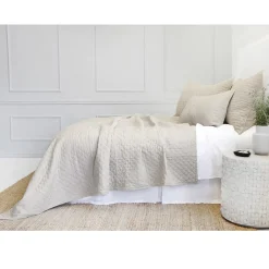 Hampton Big Pillow, Flax^Be Home Discount