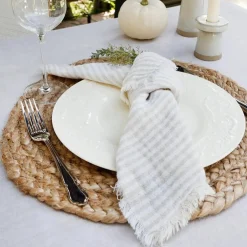 Healdsburg Napkins, Set of 4, Grey^Be Home New