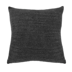Hendrick Square Pillow, Charcoal^Be Home Shop