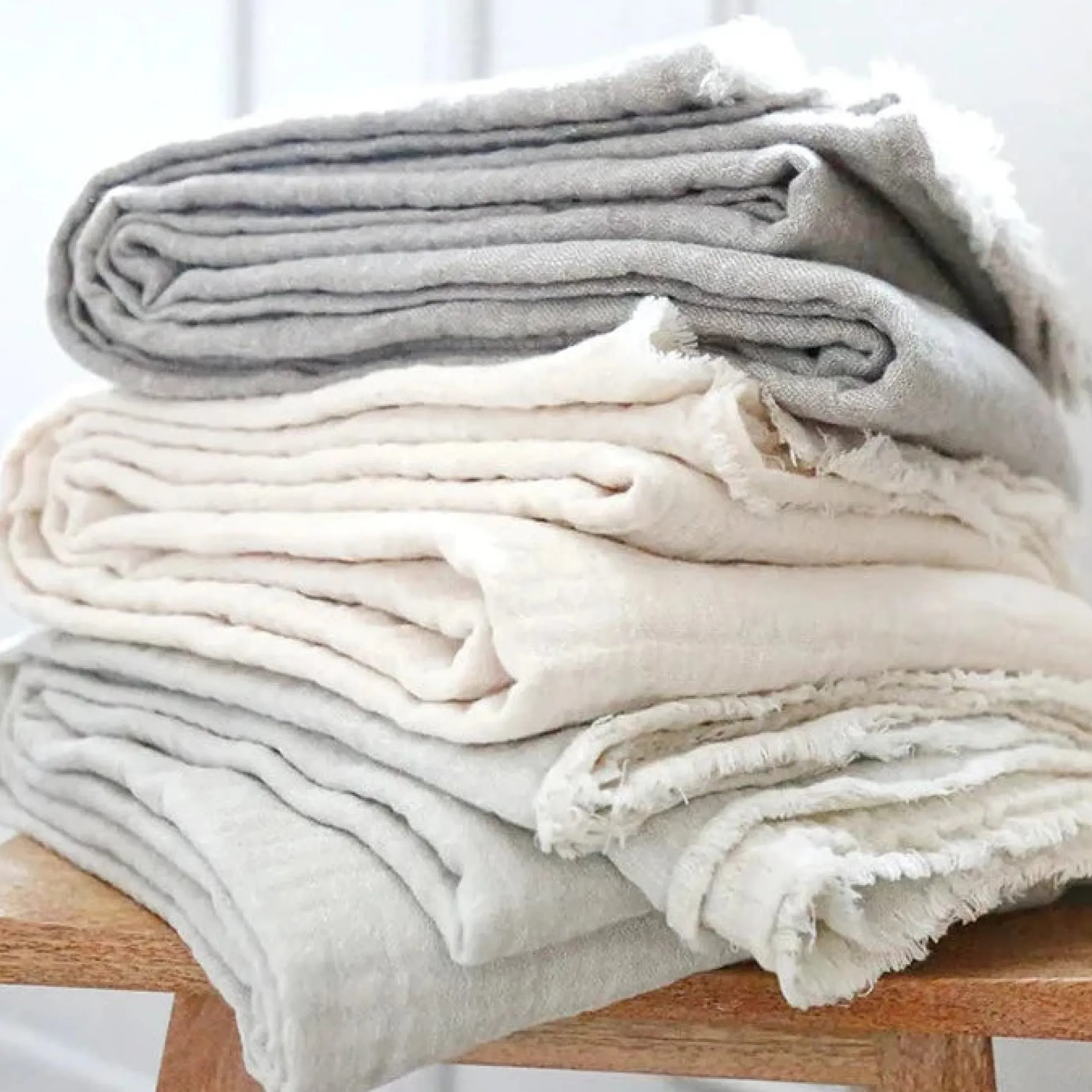 Hermosa Oversized Throw, Ocean & Cream^Be Home Cheap