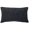 Humboldt Handwoven Rectangular Pillow, Charcoal^Be Home New