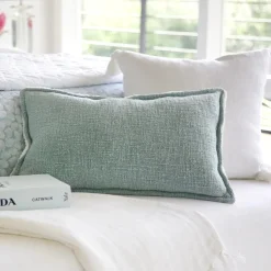 Humboldt Handwoven Rectangular Pillow, Sky^Be Home Clearance