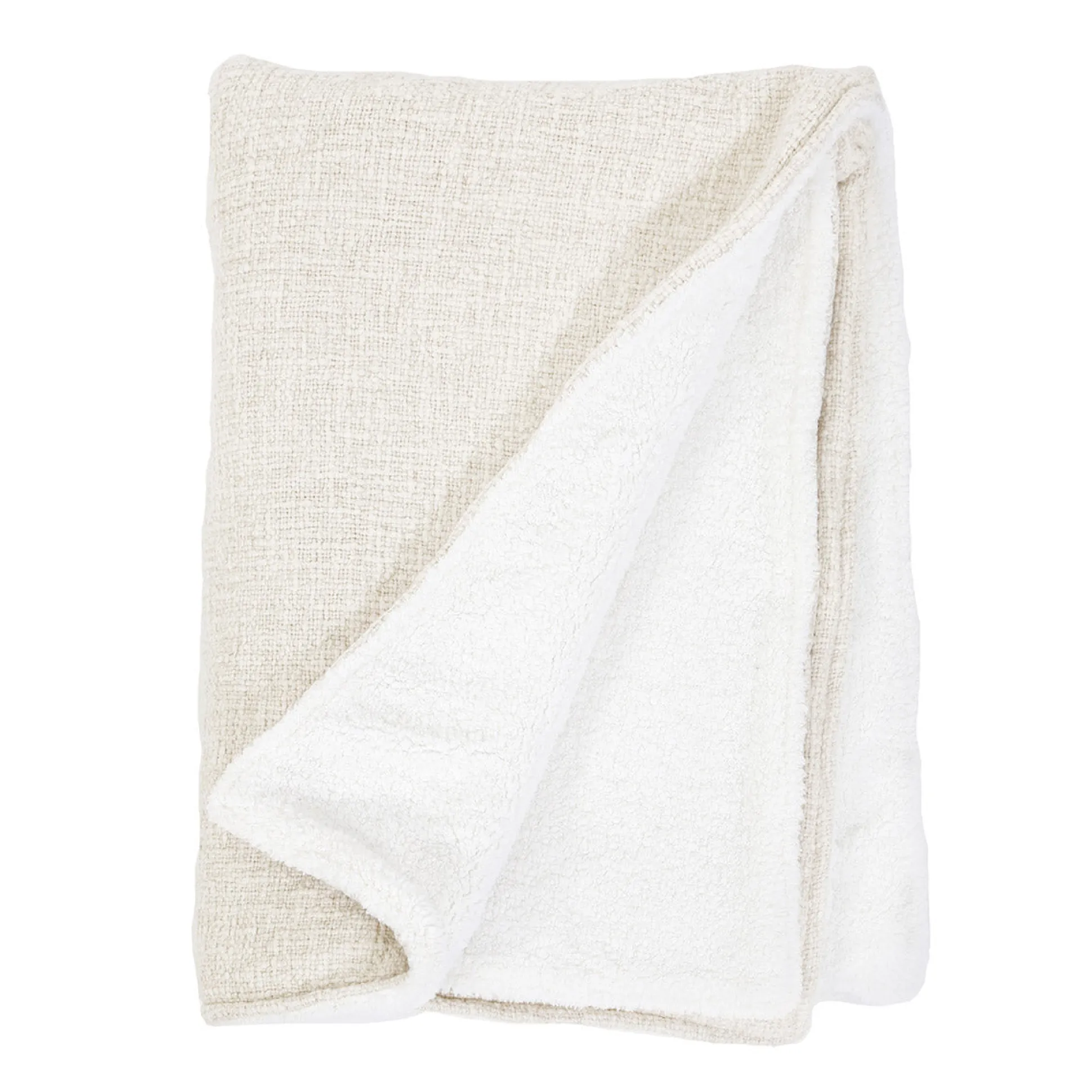 Humboldt Throw, Cream^Be Home Store