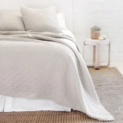 Huntington Queen Coverlet, Taupe^Be Home Flash Sale