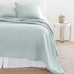 Huntington Queen Coverlet, Sea Glass^Be Home Discount