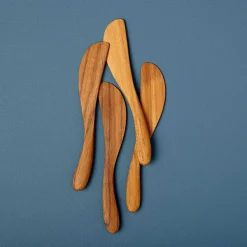 Iviss Teak Mini Spreaders, Set of 4