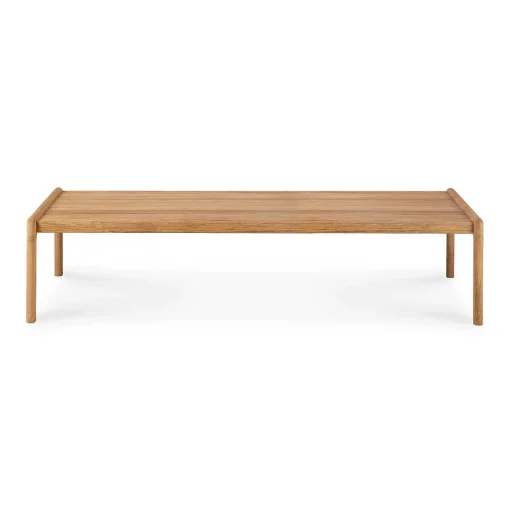 Jack Solid Teak Outdoor Coffee Table, 59.5"