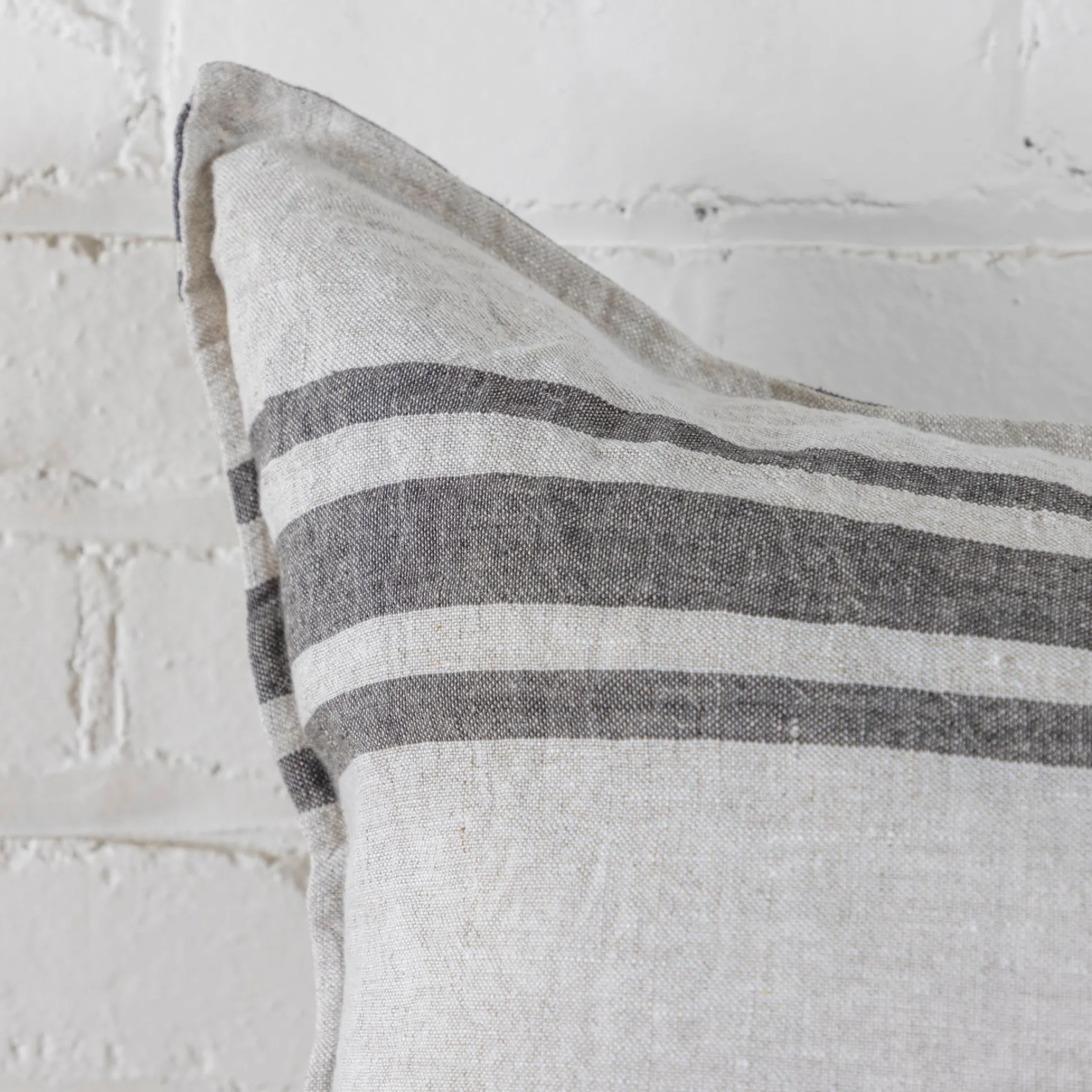 Jackson Big Pillow, Flax & Midnight^Be Home Discount