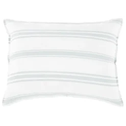 Jackson Big Pillow, White & Ocean^Be Home Hot