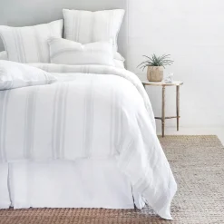Jackson Euro Sham, White & Ocean^Be Home Flash Sale