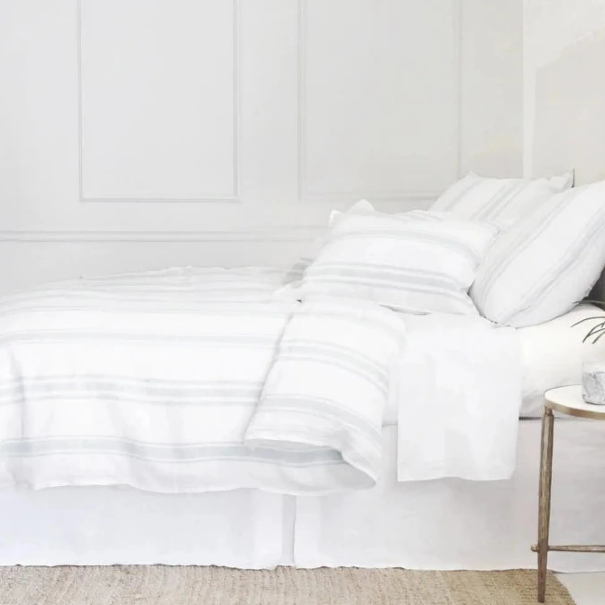 Jackson Euro Sham, White & Ocean^Be Home Flash Sale