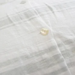 Jackson King Sham, White & Ocean^Be Home Cheap