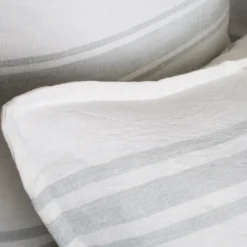 Jackson Queen Duvet Cover, White & Ocean^Be Home Best Sale