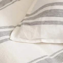 Jackson Queen Duvet Cover, Cream & Grey^Be Home Cheap