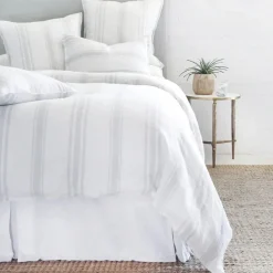 Jackson Standard Sham, White & Ocean^Be Home Cheap