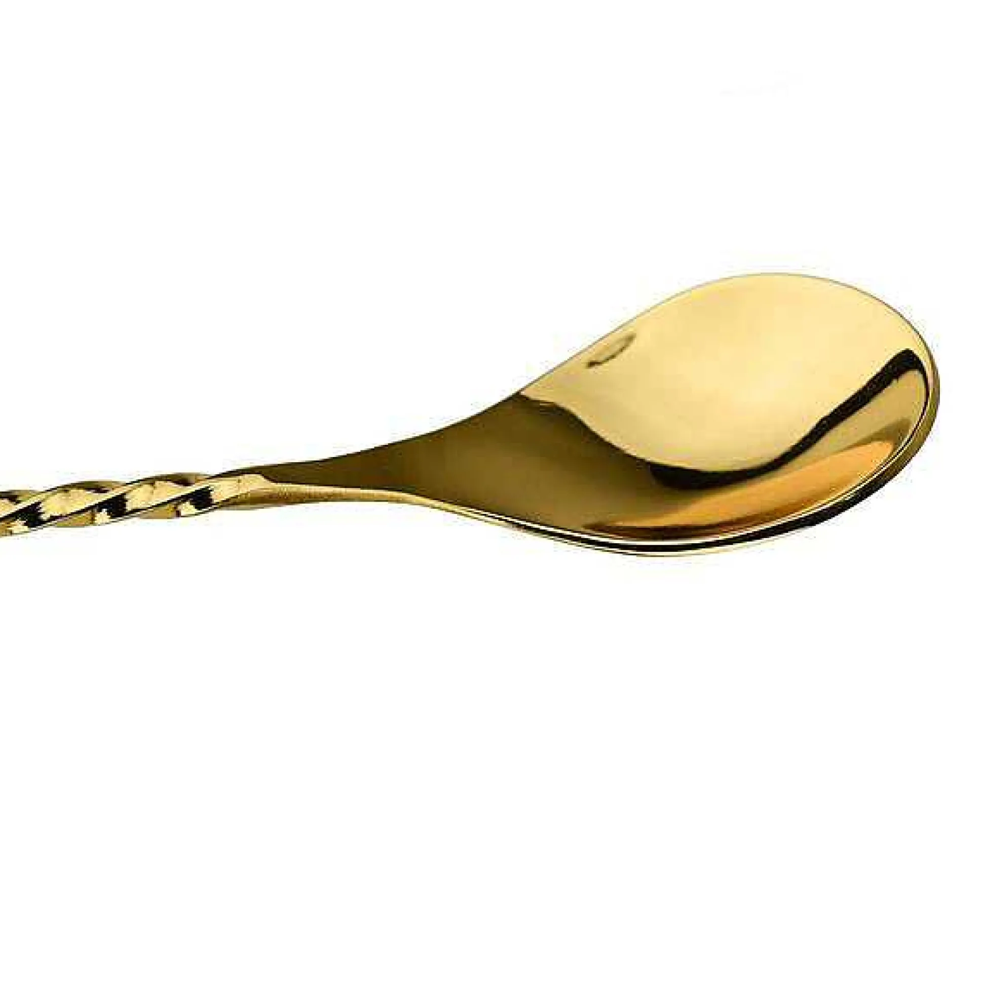 Japanese Style Tear Drop Bar Spoon, Gold