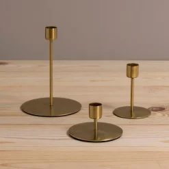 Kent Gold Taper Candle Holder^Be Home Discount
