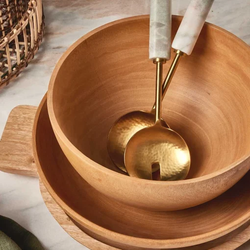 Kiln Mango Round Tray with Handles