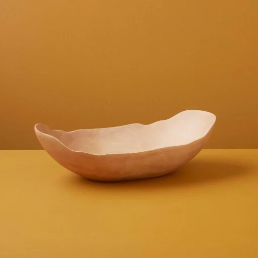 Kiln Mango Wood Petal Bowl, Small