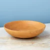Kiln Mango Wood Shallow Bowl^Be Home Online