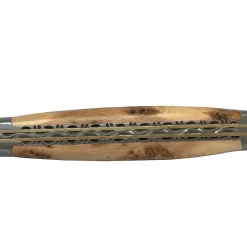 Laguiole en Aubrac Handcrafted Steak Knives, Set of 4, Juniper Wood