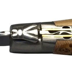 Laguiole en Aubrac Handcrafted Steak Knives, Set of 4, Juniper Wood