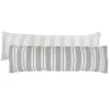 Laguna Body Pillow, Grey & Charcoal^Be Home Clearance