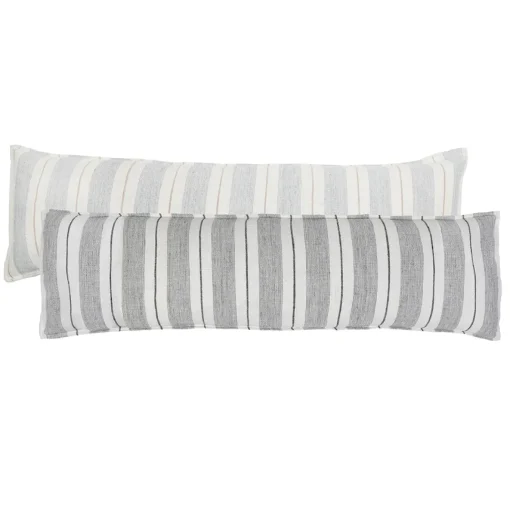 Laguna Body Pillow, Grey & Charcoal^Be Home Clearance