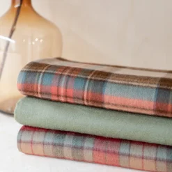Lambswool Blanket in Stewart Dress Antique Tartan^Be Home Sale