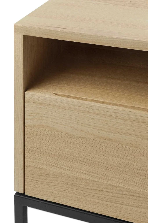 Ligna Solid Oak Media Console, 83"