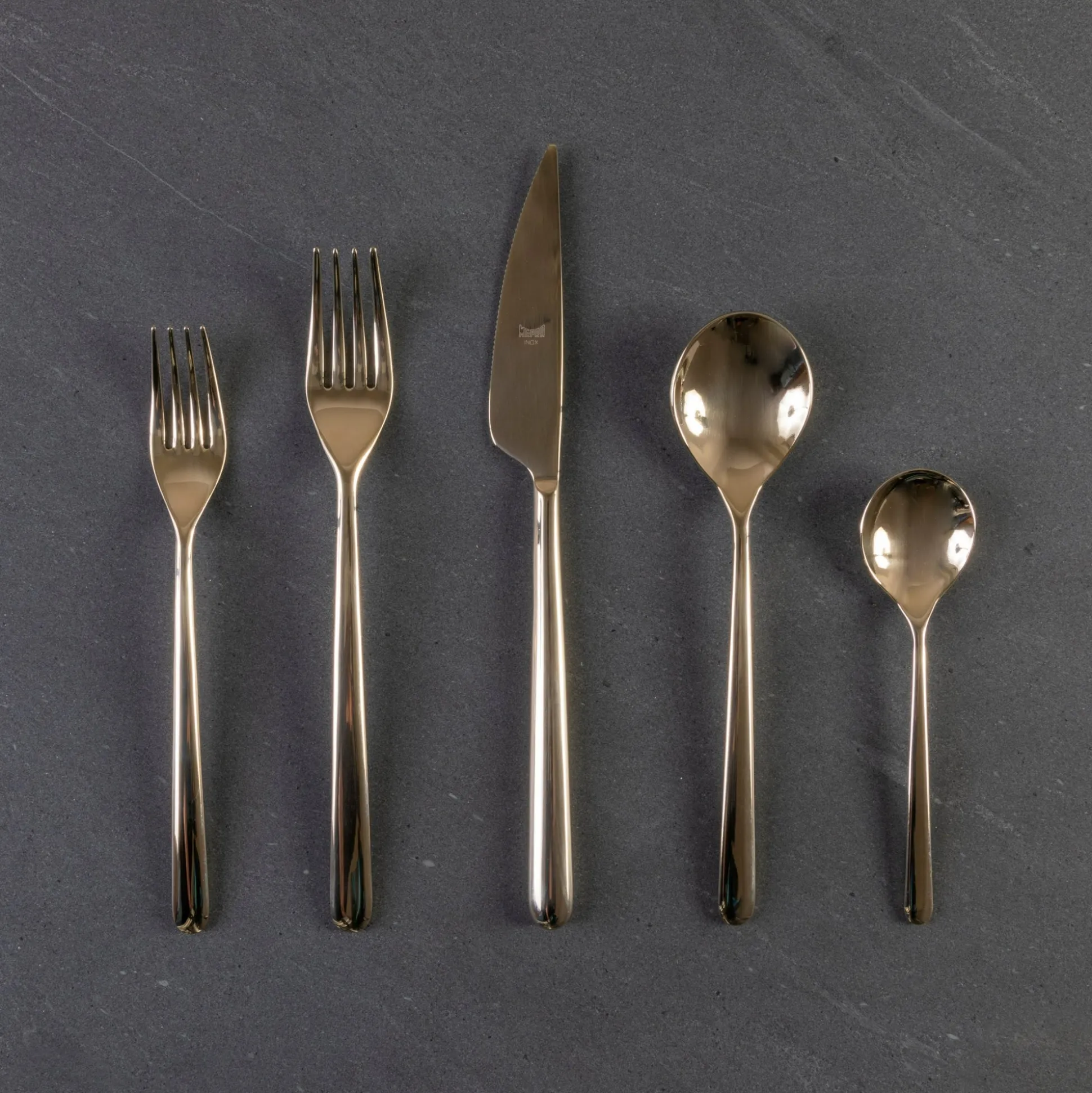 Linea Champagne Flatware Set^Be Home New