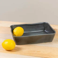 Livia Rectangular Baker, Black