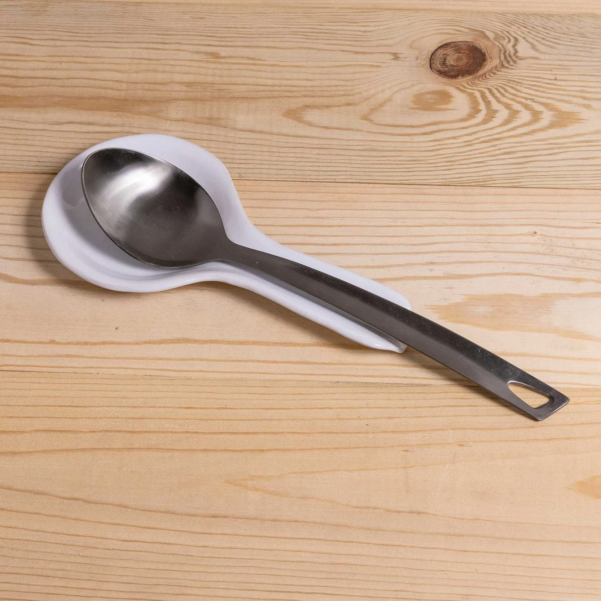 Livia Spoon Rest, White